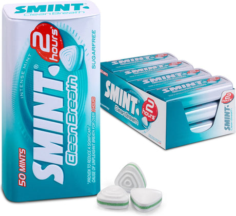 Smint Clean Breath Intense Mint – Erfrischer – zuckerfrei – 1x12 Stück