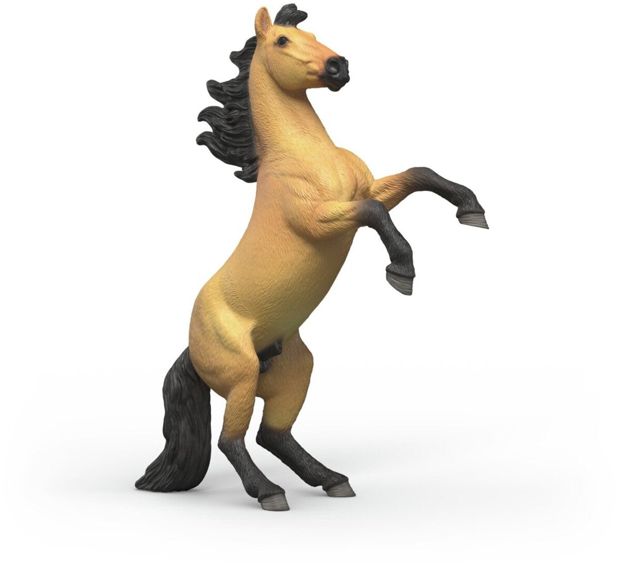 Schleich Mustang Hengst Spielzeugpferd mit realistischen Details.