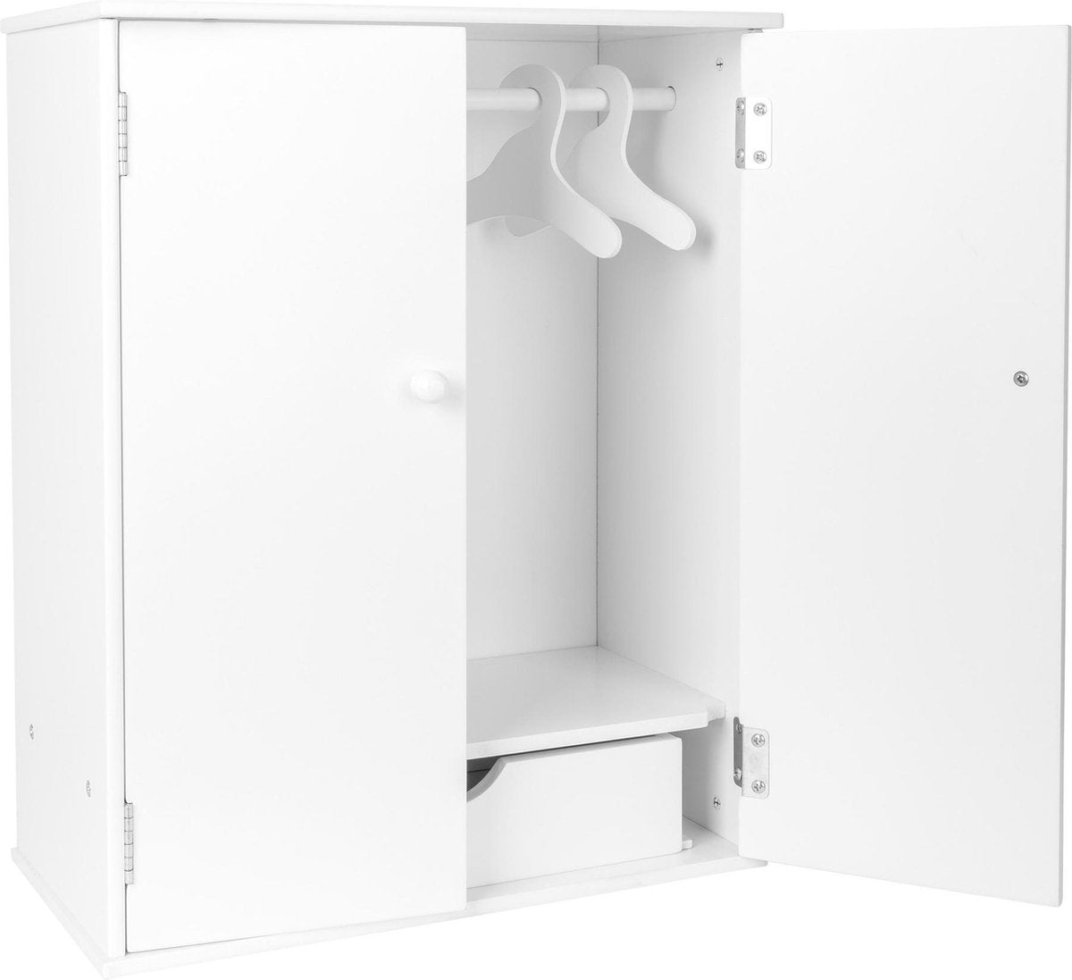 Small Foot Puppenschrank aus Holz 53 cm weiß