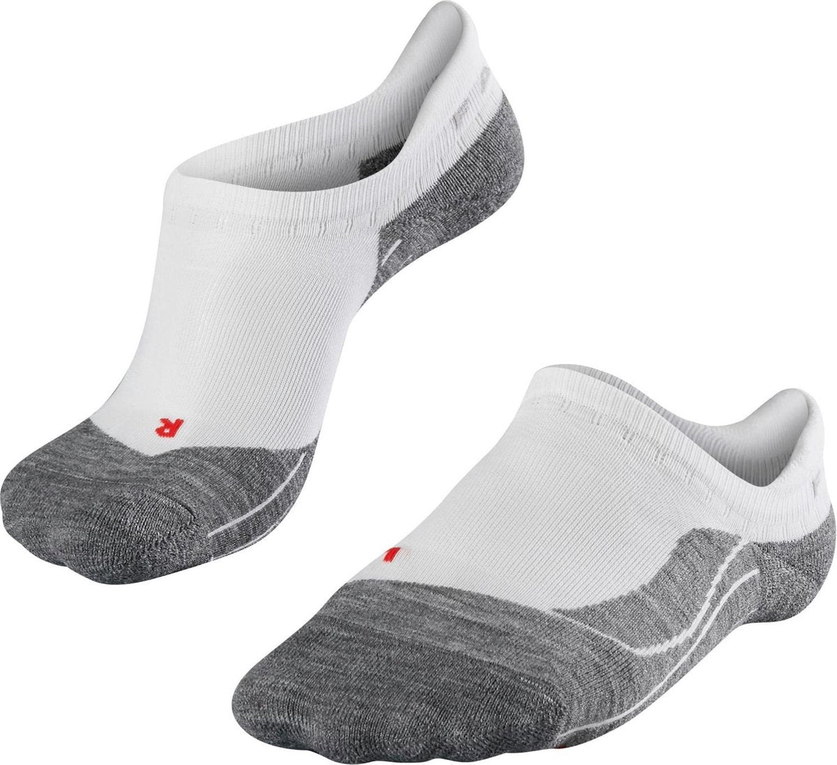 Falke ru4 Invisible Anti-Blister Baumwoll-Funktionsmaterial Laufsocken Damen Weiß – Größe 39-40
