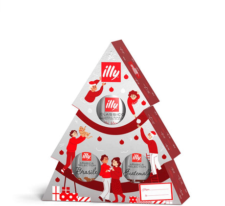 Illy - Weihnachtsbaum - 3 x 125gr Kaffee