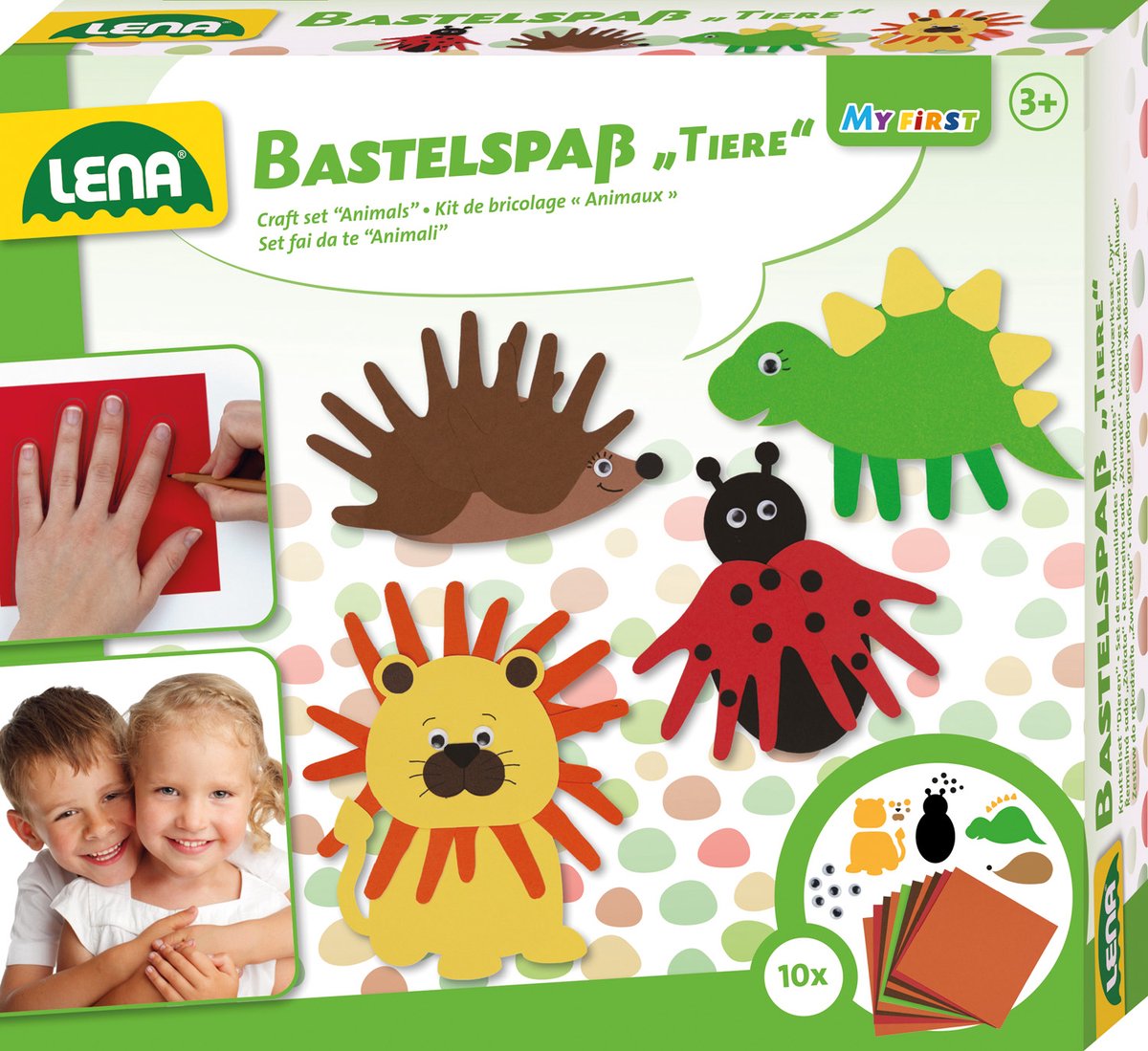 Lena Bastelset Tiere – kreatives Spielzeug für Kinder.