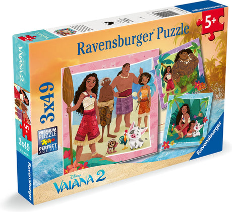 Ravensburger Puzzle Disney Vaiana 2, 3x49tlg.