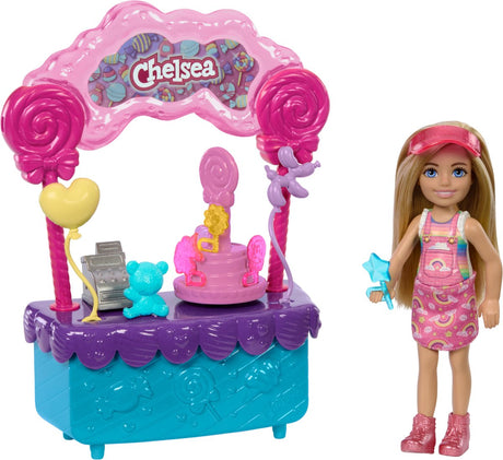 Barbie Chelsea – Lutscher-Bonbon-Spielset – Spielzeugset mit Süßigkeiten