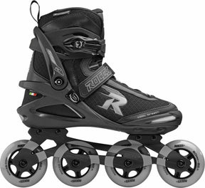 Roces Pic TIF 80 Inline-Skates – 4 x 80 mm Rollen – Fitness-Inline-Skates – Schwarz Grau – Größe 47