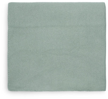 Jollein baby deken ledikant 100x150cm - basic knit - forest green