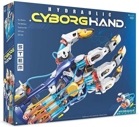 Konstruieren und gestalten Sie eine hydraulische Cyborg-Hand – Roboterbausatz – Stielspielzeug – ab 10 Jahren