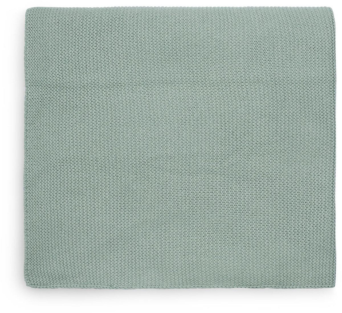 Jollein - deken wieg 75x100cm - wiegdeken, wiegdekentje, dekentje baby - basic knit - forest green