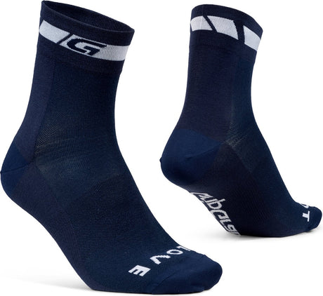 Gripgrab – klassische, normal geschnittene Sommer-Radsocken 1 Paar Coolmax-Radsocken – Marineblau – Unisex – Größe S (38–41)