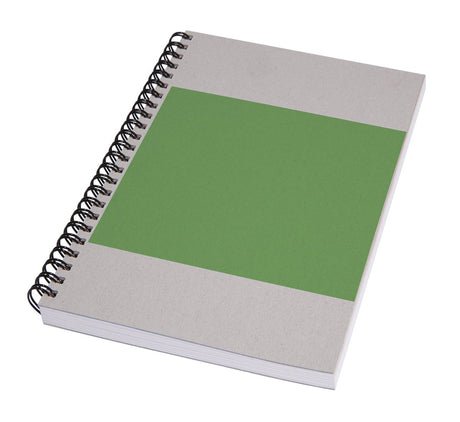 Sigel Notizbuch Quicknote A5 Spiralimpuls Grün Blanko Softcover 160 Seiten 80 Gramm
