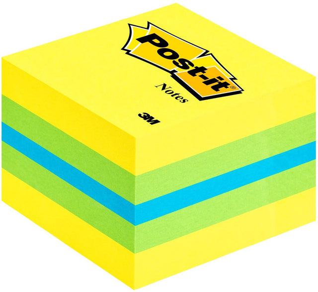 Selbstklebender Post-it-Notizblock, 51 x 51 mm, sortiert, 400 Blatt