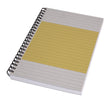 Sigel Notizbuch Quicknote A5 Spirale leuchtend gelbe Linie Softcover 160 Seiten 80 Gramm