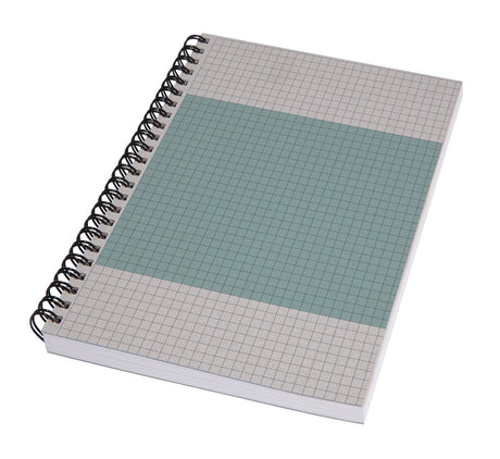 Sigel Notizbuch Quicknote A5 Spirale hellblau kariert Softcover 160 Seiten 80 Gramm