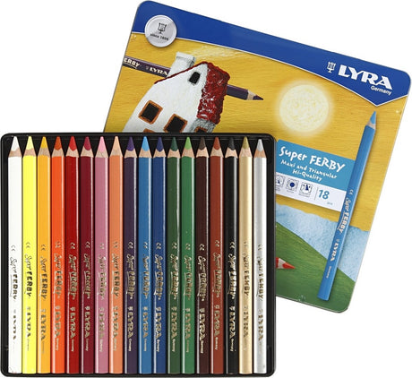 Lyra https: www.cchobby.nl super-ferby-1-colour-pencils-l-18-cm-refill-6-25-mm-various-colours-18-piece-1-box