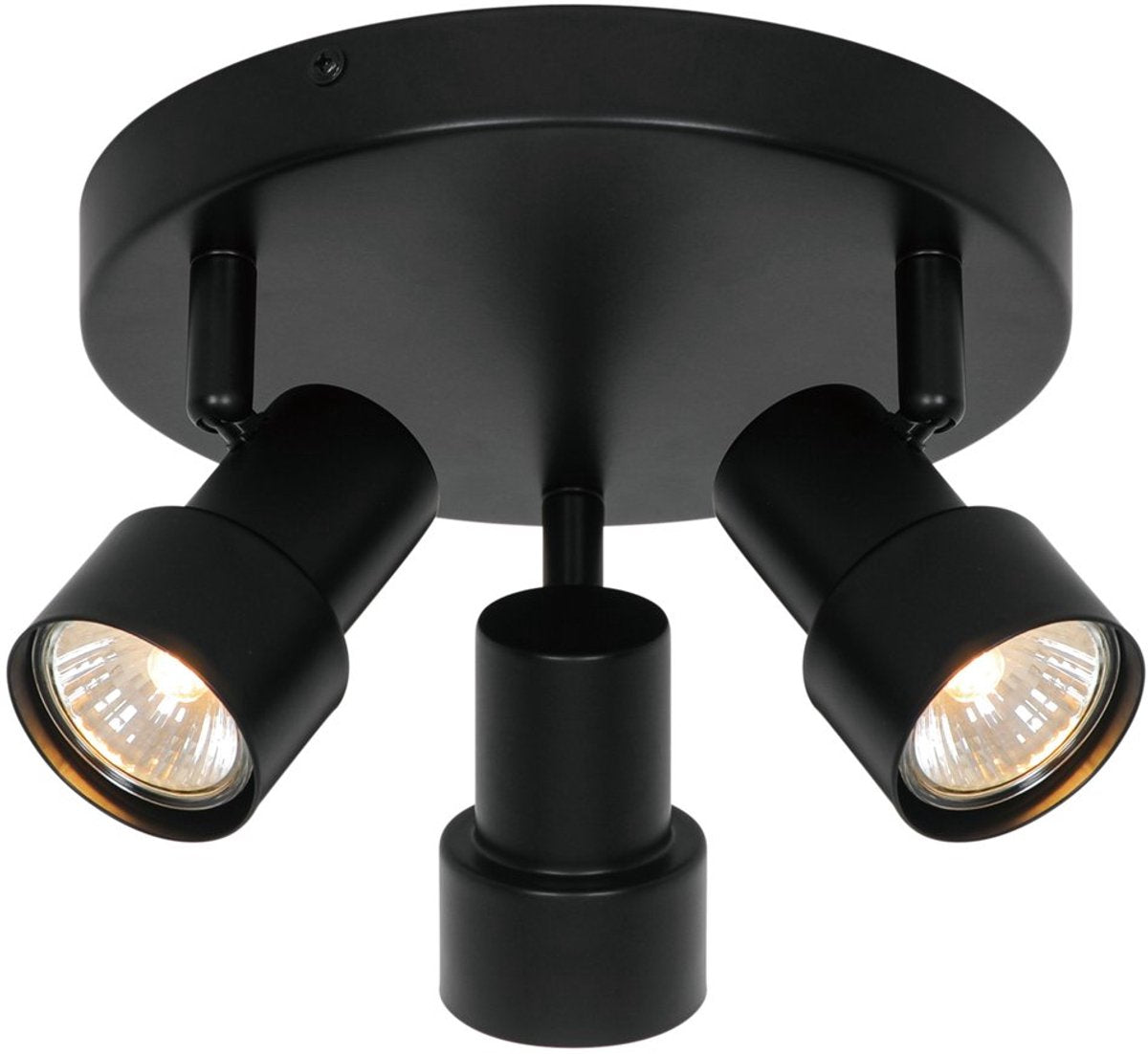 Nordlux -boston-3x plafondlamp-gu10-zwart
