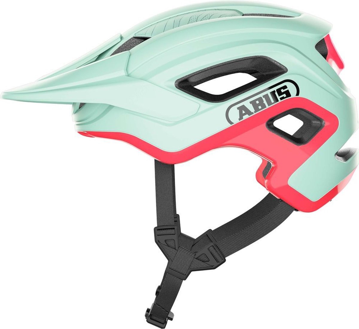 Abus Fahrradhelm Cliffhanger Iced Mint L - 57-61 cm - Grün - für den Einsatz am Mountainbike geeignet - 365 g