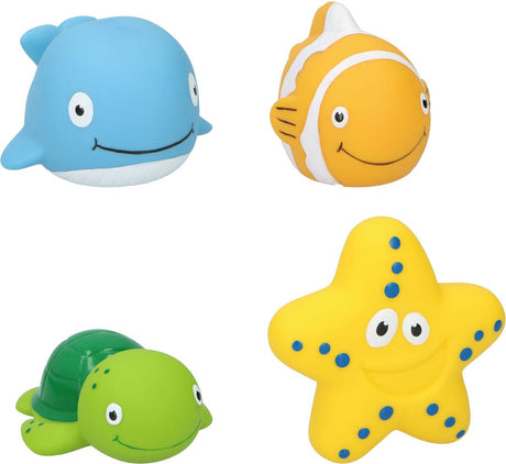 Eddy Toys Badespielzeug Meerestier (4 Stück)