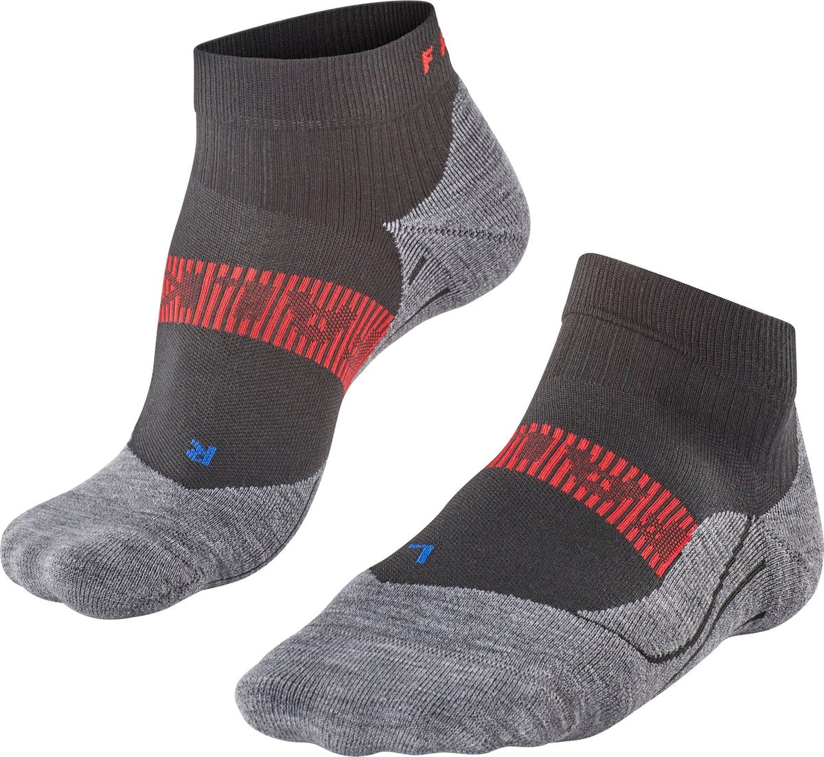 Falke ru4 cool kurze Anti-Blasen-Funktionsmaterial-Laufsocken Herren Schwarz - Größe 44-45