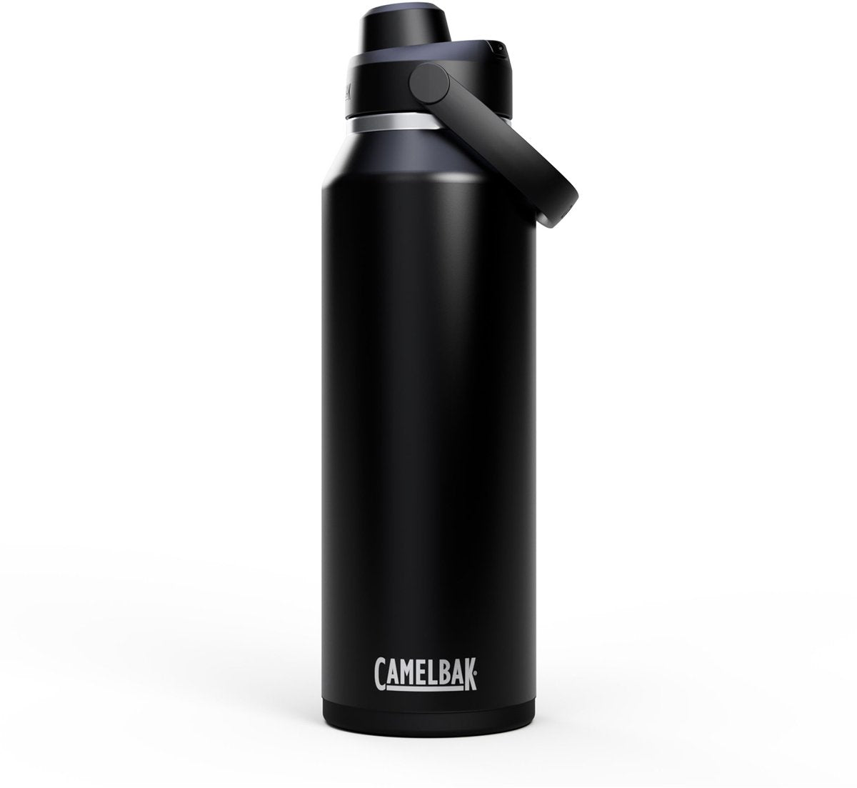 Camelbak Thrive Chug Trinkflasche – 1,2 l – Edelstahl – mit Schraubverschluss – Isolierwasserflasche – Schwarz