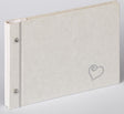 Walther SBL-210-W Sinfonia Wedding Forever – Hochzeitsalbum – 26,5 x 19 cm – Weiß
