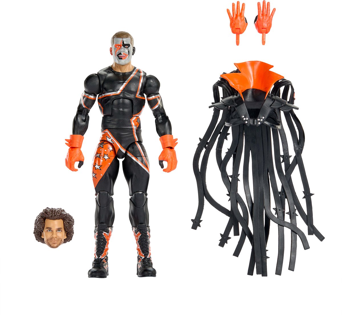 Mattel wwe actiefiguur wrestlemania stardust speelgoedfiguur.