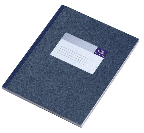 Atlanta Djois Notizbuch – 210 x 165 mm – geklebt – 96 Seiten 192 Seiten – blau – 1 Stück