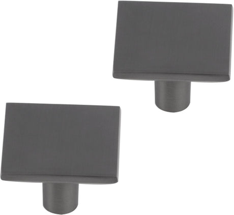 Differnz tilburg knop 30 mm - gun metal
