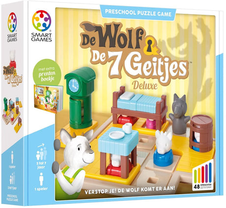 Intelligentes Spiel: Der Wolf und die 7 Ziegen