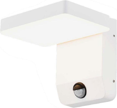 V-tac vt-11020s-sq-w led wandlamp buiten met bewegingssensor 17w ip65 – 2580lm 4000k krachtige buitenlamp wit