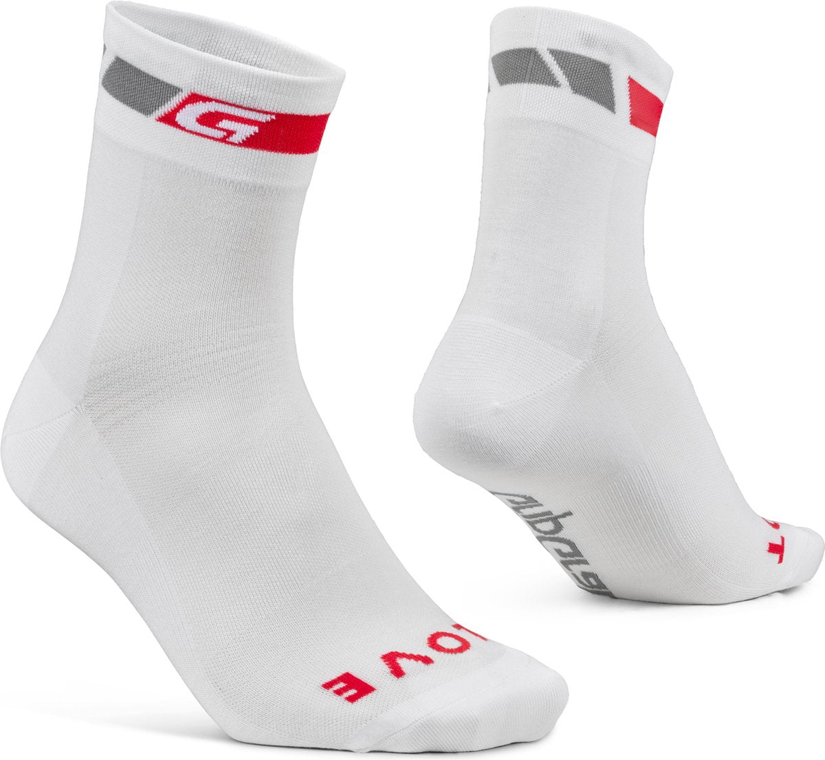 Gripgrab - klassische Sommer-Radsocken im regulären Schnitt 1 Paar Coolmax-Radsocken - weiß - Unisex - Größe XS (35-38)