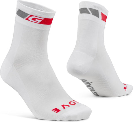 Gripgrab - klassische Sommer-Radsocken im regulären Schnitt 1 Paar Coolmax-Radsocken - weiß - Unisex - Größe XS (35-38)