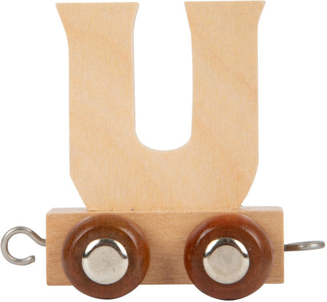 Small Foot - Buchstabenzug aus Holz - u - 12 Stück