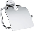 Grohe Essentials Toilettenpapierhalter – mit Deckel – Chrom