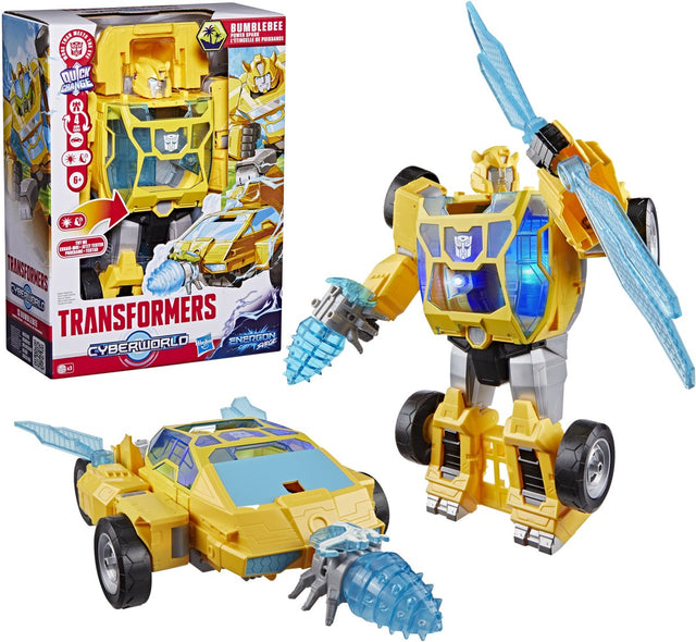 Hasbro transformers cyberworld energon surge bumblebee power spark - actiefiguur 28cm