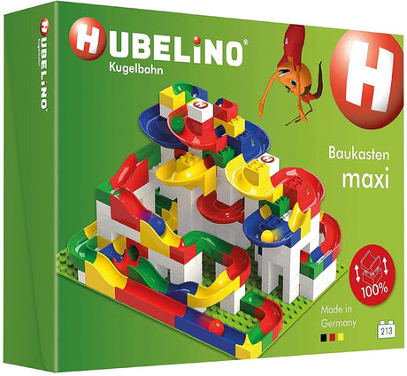 Hubelino Kugelbahn-Maxi-Baukasten – 213 Teile.