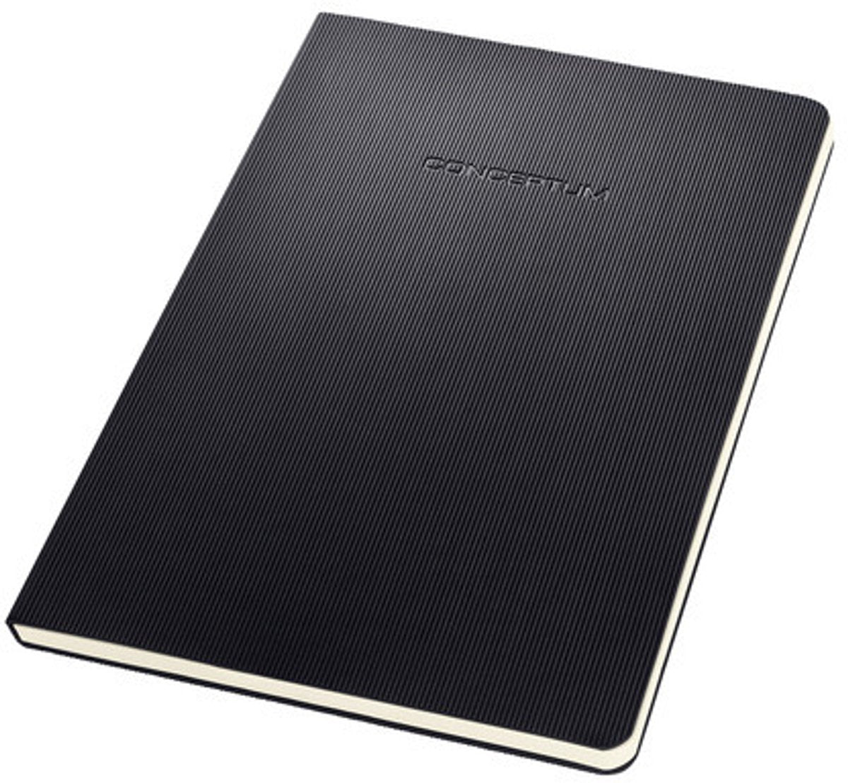 Sigel schrijfblok a5 - conceptum - softcover - gelinieerd - zwart - si-co803