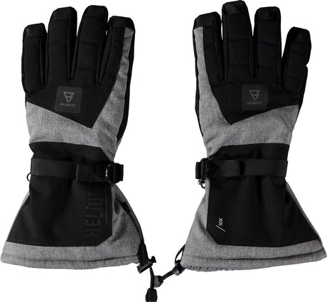 Brunotti - helium men snow gloves | dark grey melee - s
