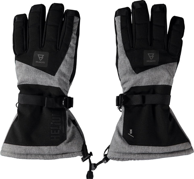 Brunotti - helium men snow gloves | dark grey melee - s