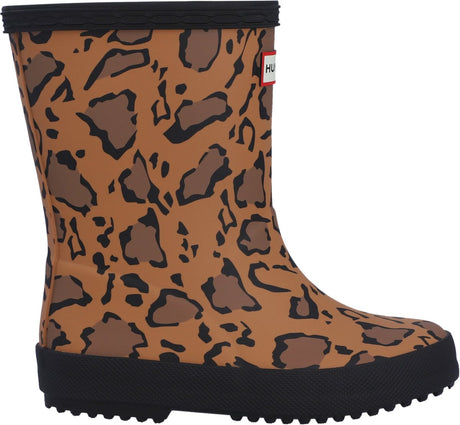 Hunter First Leopard Print Boot Unisex-Regenstiefel – Leopardenmuster Kombi 27