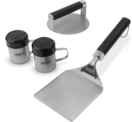 Weber smashed burger set