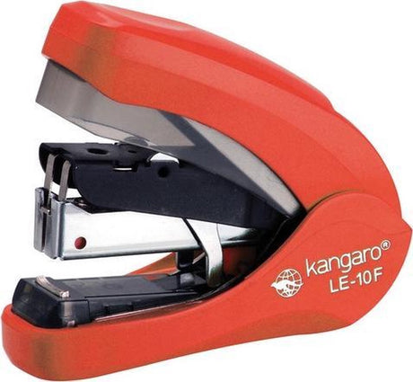 Kangaro-Heftgerät – LE-10F – rot – flacher Clinch