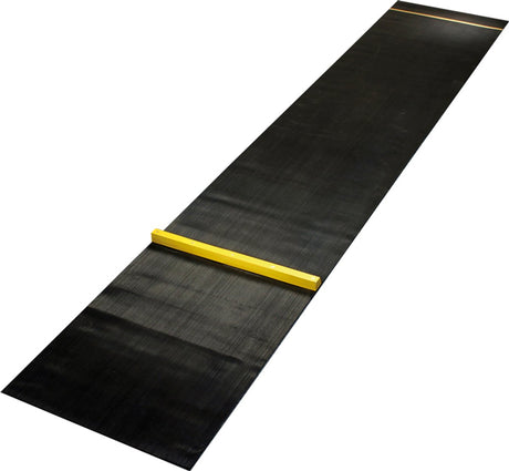 Engelhart dartmat rubber met oche – 300 x 60 cm – officiële werpafstand 237 cm – werplijn voor darten – antislip dartmat voor thuisgebruik – longfield