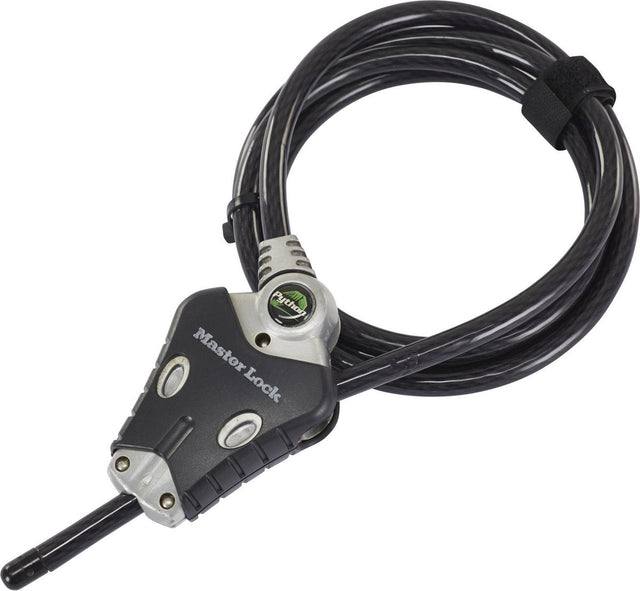 Masterlock master lock 8428eurdpro kabelslot zwart sleutelslot