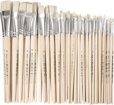 Kreativunternehmen https: www.cchobby.nl nature-line-kwasten-afm-00-0-1-2-4-12-14-20-l-18-22-cm-w-3-20-mm-flat-68-piece-1-box