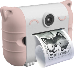 Kidywolf kidyprint rosa Wärmebildkamera für Kinder – Sofortbildkamera für Kinder mit Direktdruck -5+