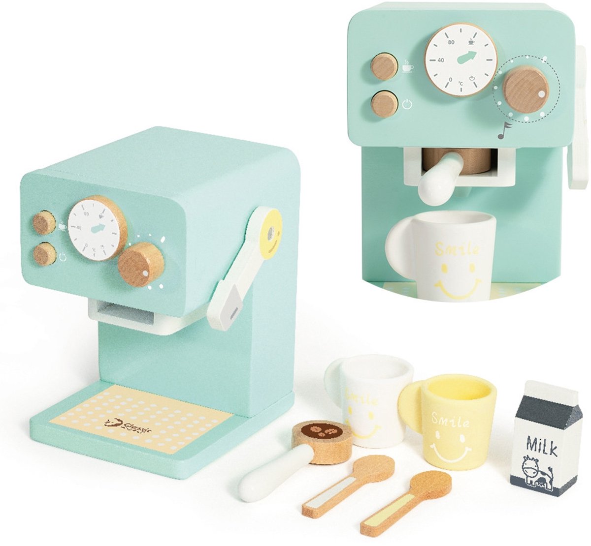 Classic World Holzkaffeemaschine für Kinder – kleine Barista | klassische Welt - uni