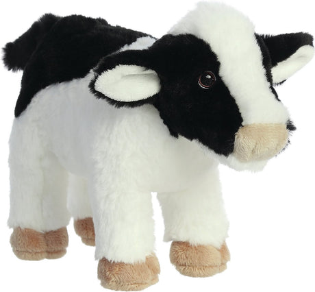 Aurora Stofftier Kuh - Plüsch-Kuscheltier - Schwarz-Weiß - 26 cm - Stofftiere - Bauernhoftiere