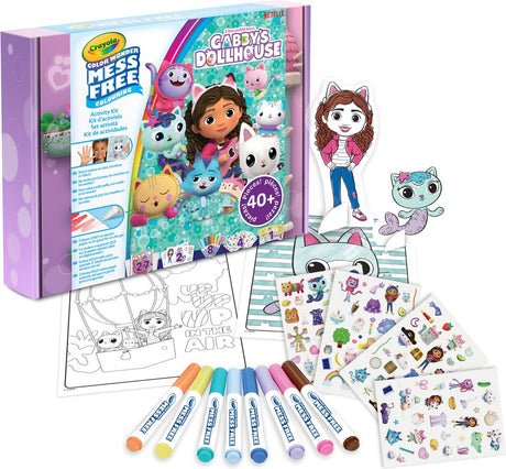 Crayola – Farbwunder – Hobbypaket – Gabby's Poppenhuis Vlekvrije-Geschenkset – für Kinder