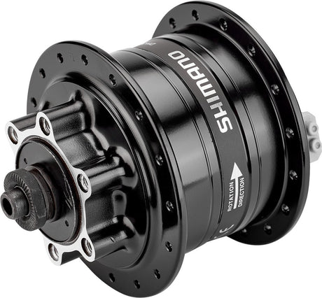 Shimano dh-3d32 Nabendynamo 6-Loch-Schnellspanner – Schwarz – 36 Löcher
