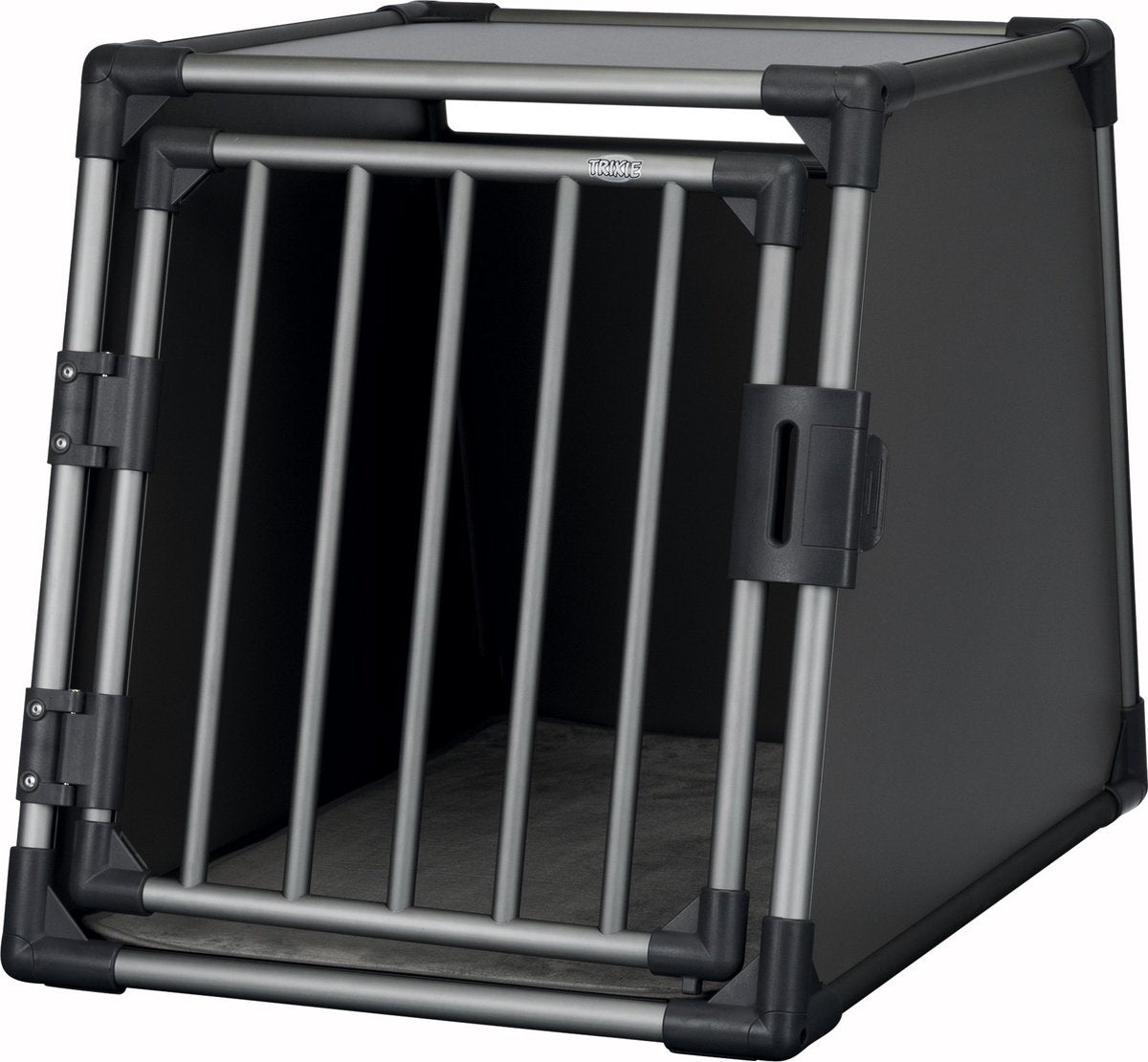 Trixie Transportbox Aluminium Graphit - m–l: 86x61x65 cm
